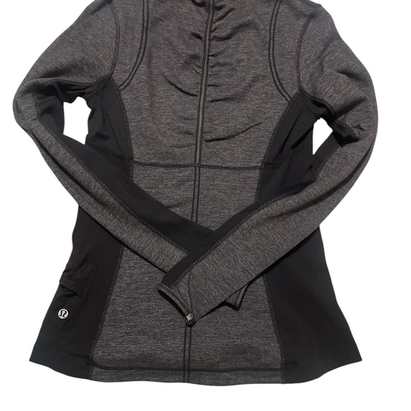 lululemon athletica Tops - lululemon athletica Women's Gray and Black Top